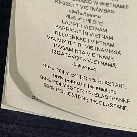 Michael Kors Womens Blue Keyhole Peasant Top L - Picture 5 of 6